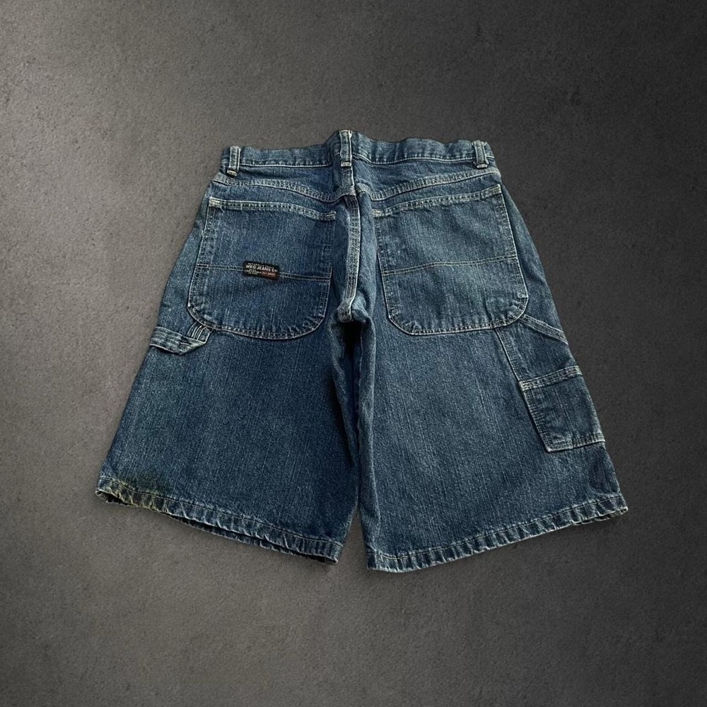 Y2K 2000s Grunge Indie Skater Workwear Streetwear Baggy Denim Carpenter Shorts